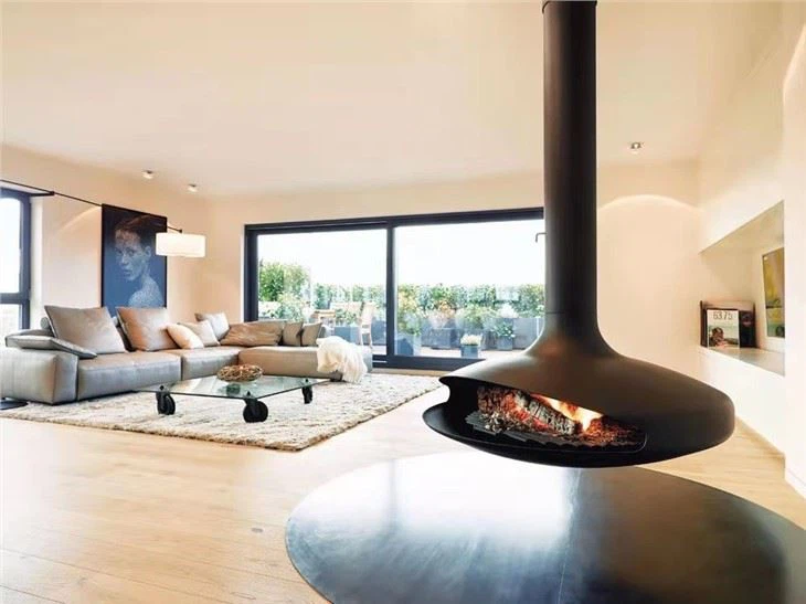 Suspended Hanging Fireplace