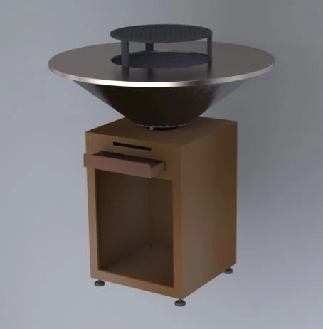 Wood Burning Bbq Grill