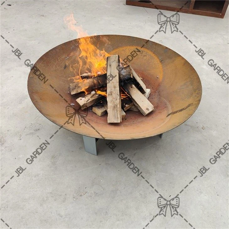 Wood Burning Steel Garden Fire Pit Bowl