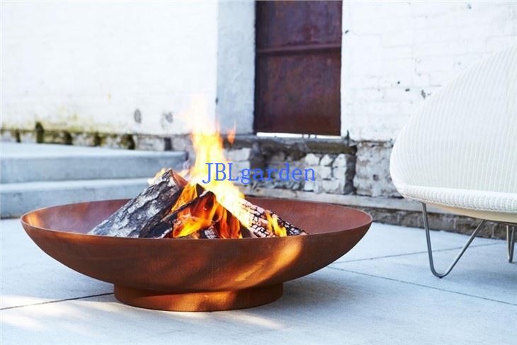 Steel Fire Pit Bowl Corten Metal Bbq Fire Pit