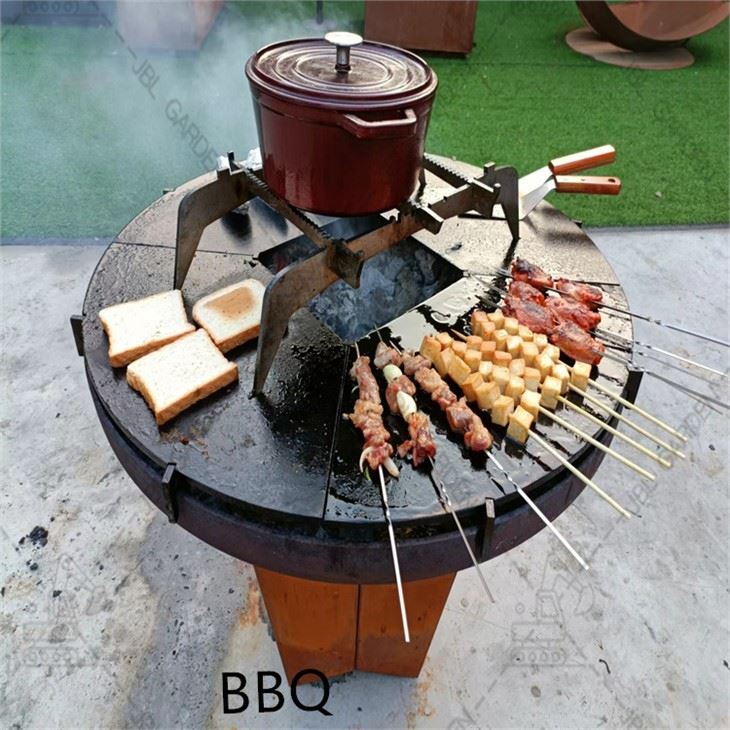 Wood Fire Pit Cooking
