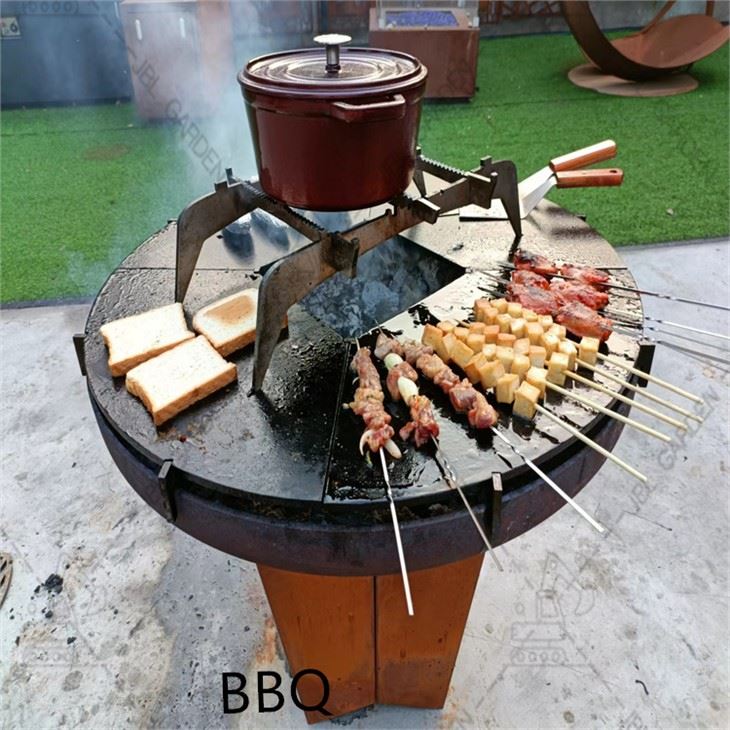 Wooden Outdoor Bbq Kitchen