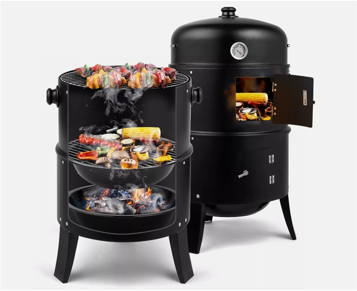 3 in 1 Outdoor Portable Meat Baking Grill