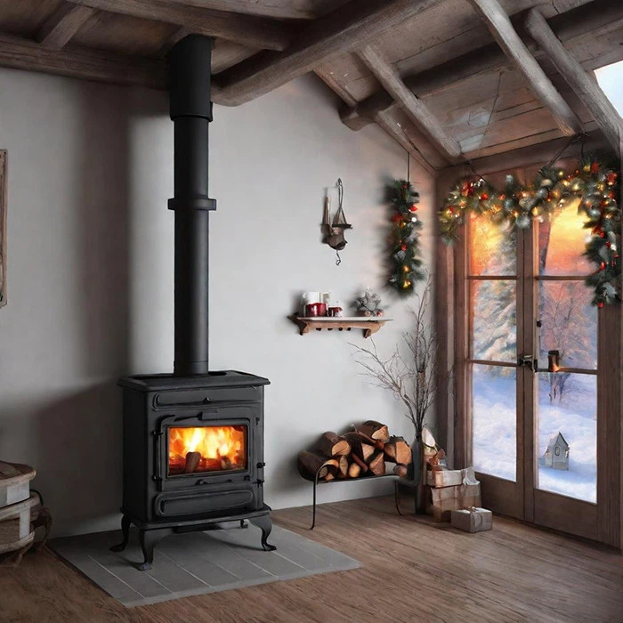 Classic Cast Iron Wood-burning Stove
