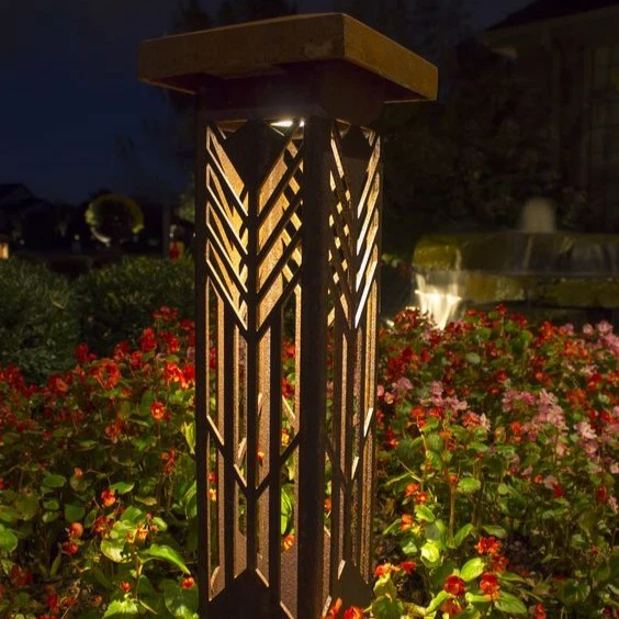 Corten Bollar Lamp