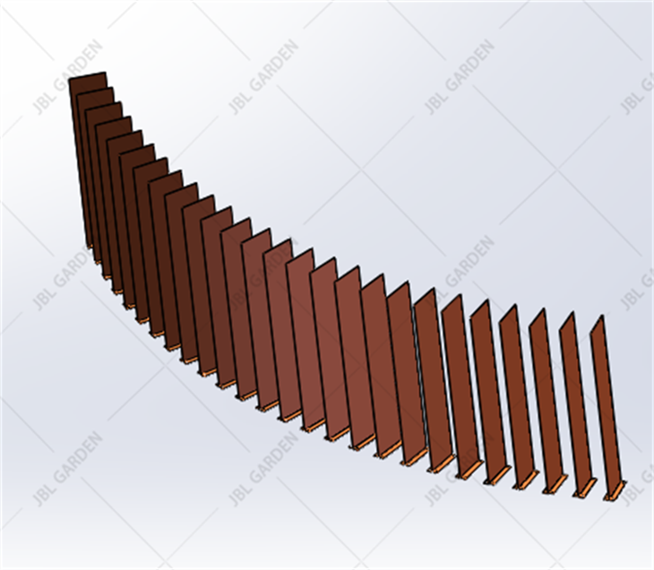 Corten/Galvanised Steel Fencing