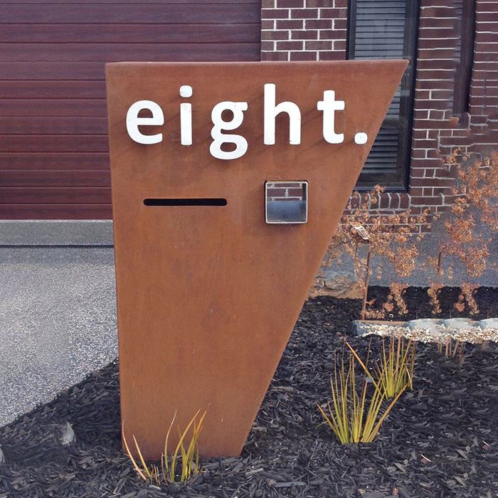 Corten Steel Letter Box&Mailbox