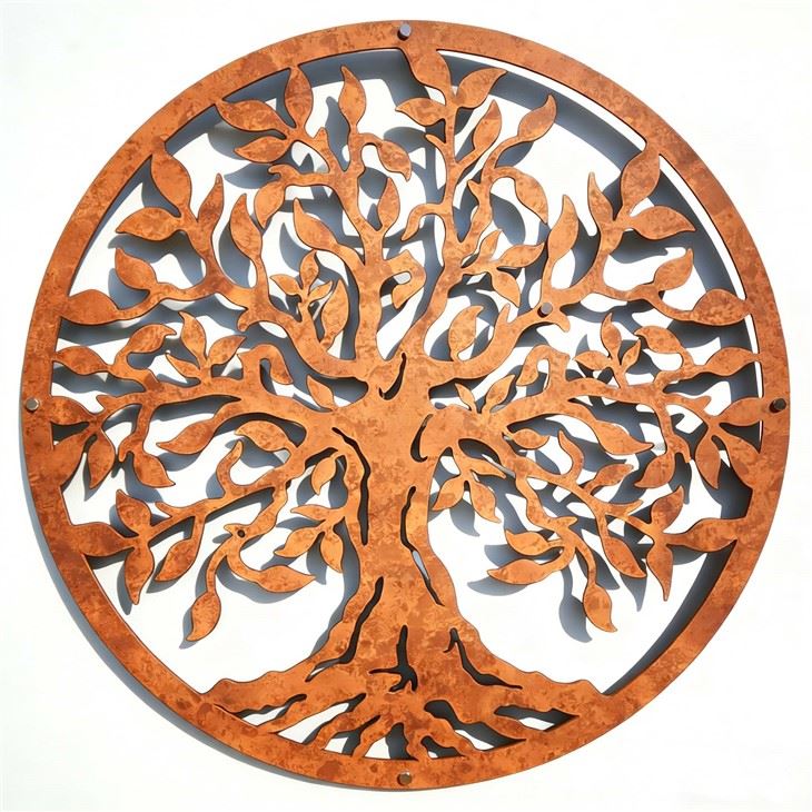 Corten Steel Tree Of Life Wall Art