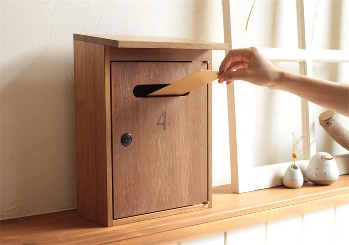 Corten Steel Wall Mounted Mailbox