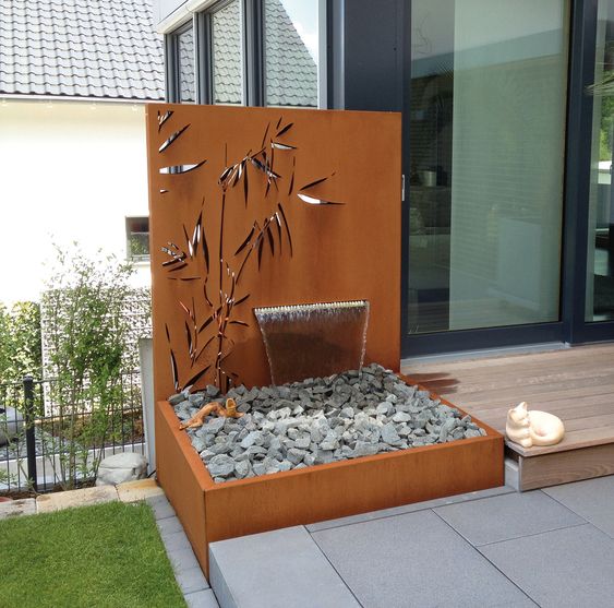 Corten Steel Water Landscape