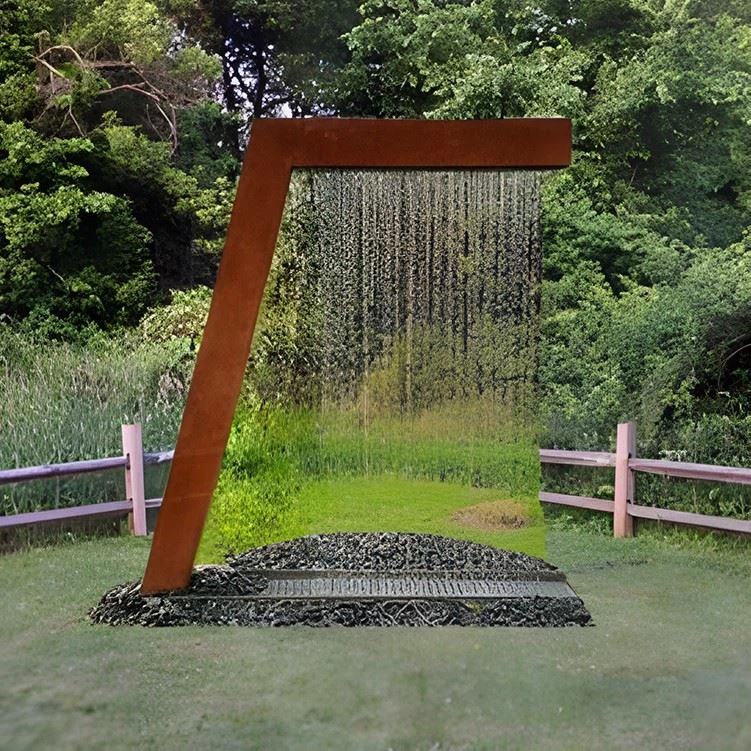 Garden Steel Water Rain Curtains