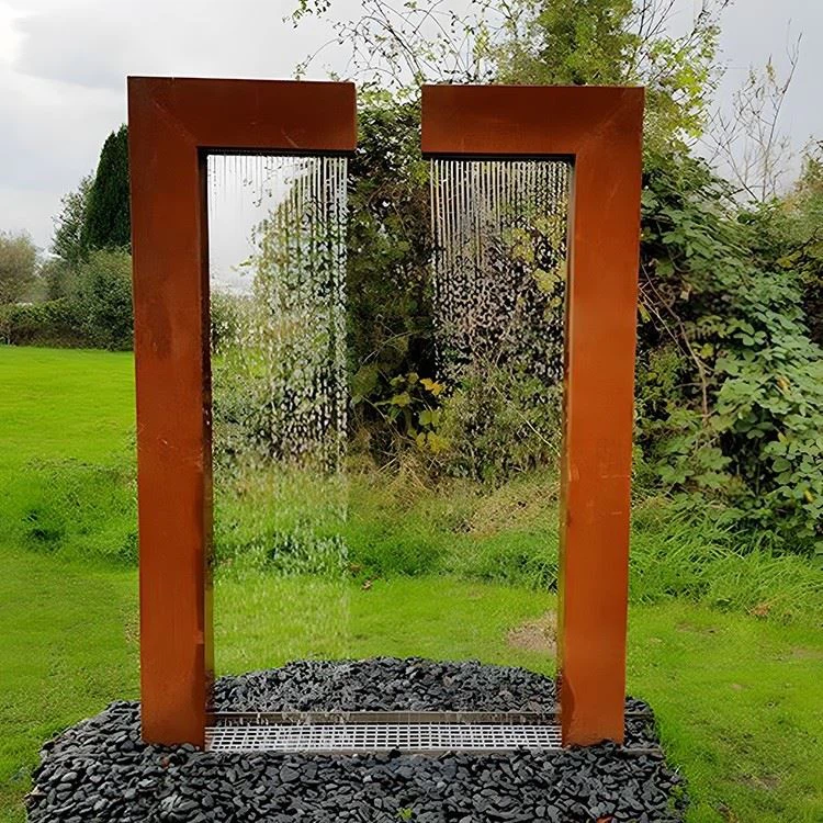 Garden Steel Water Rain Curtains