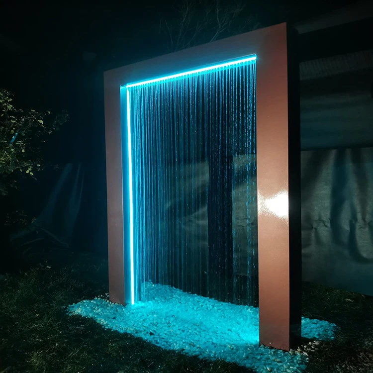 Garden Steel Water Rain Curtains