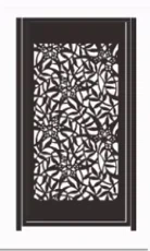 Custom Corten Steel Fence