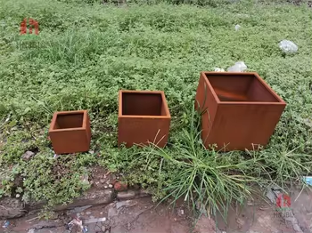 Custom Corten Steel Flower Pots