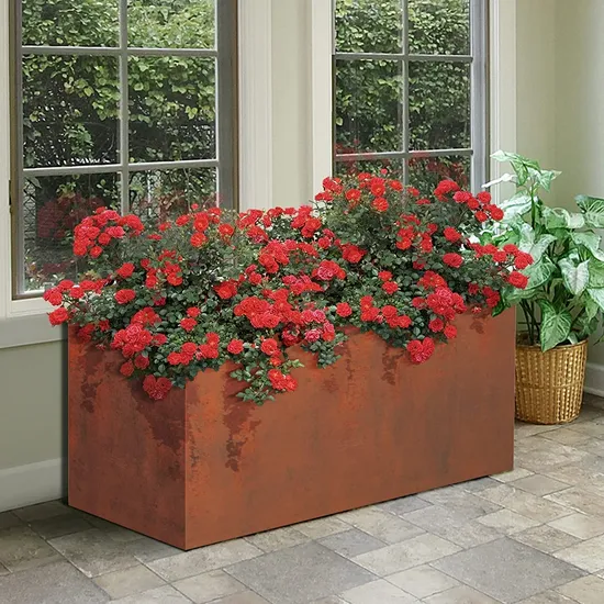 Custom Patio Steel Planters