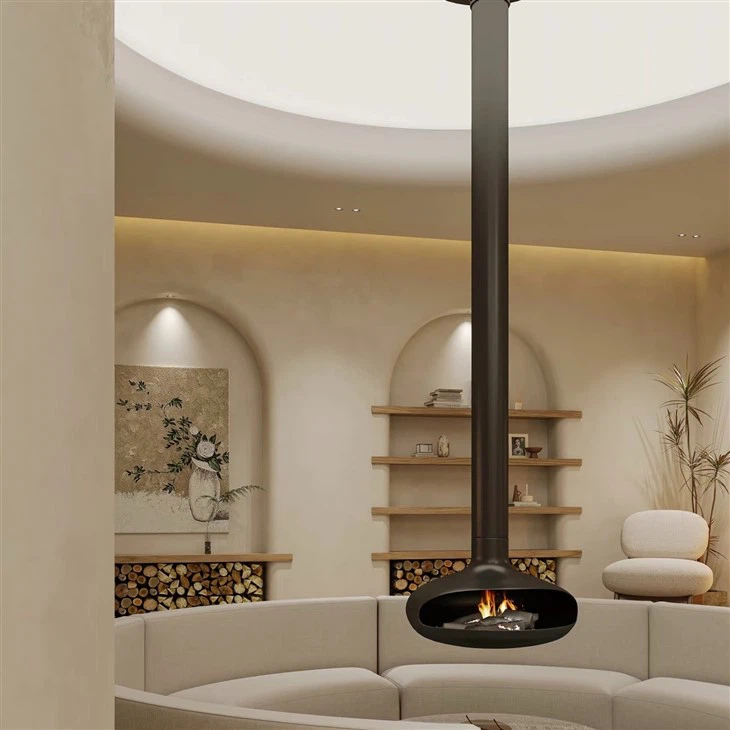 Customized Hanging Fireplace