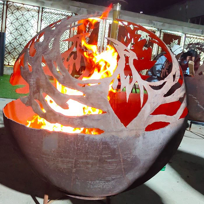 Decorative Spherical Fire Pit