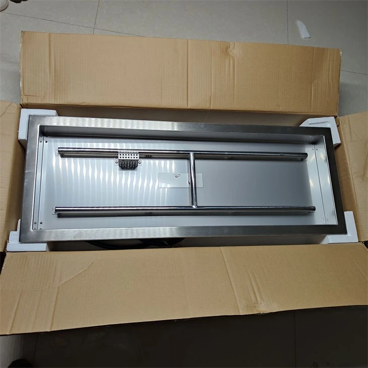 Gas Fire Pit Burner Pan Kit Stainless Steel Fire Pit System factory
