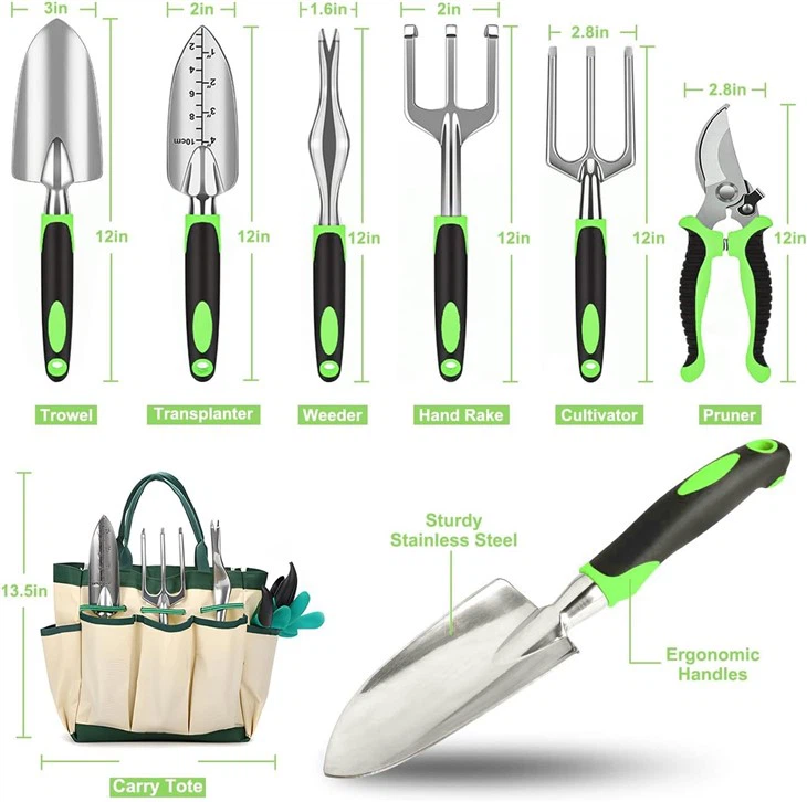 Hand Tools For Planting Gardening Kit