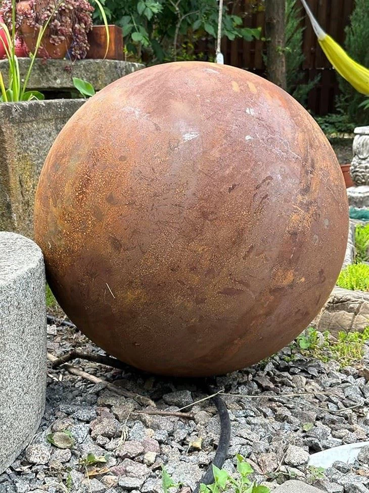 Handcrafted Steel Decorative Sphere Timeless Outdoor Art suppliers