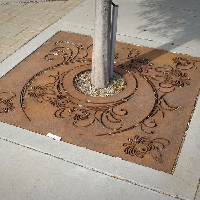 Heavy Duty Weathering Steel Tree Grate best