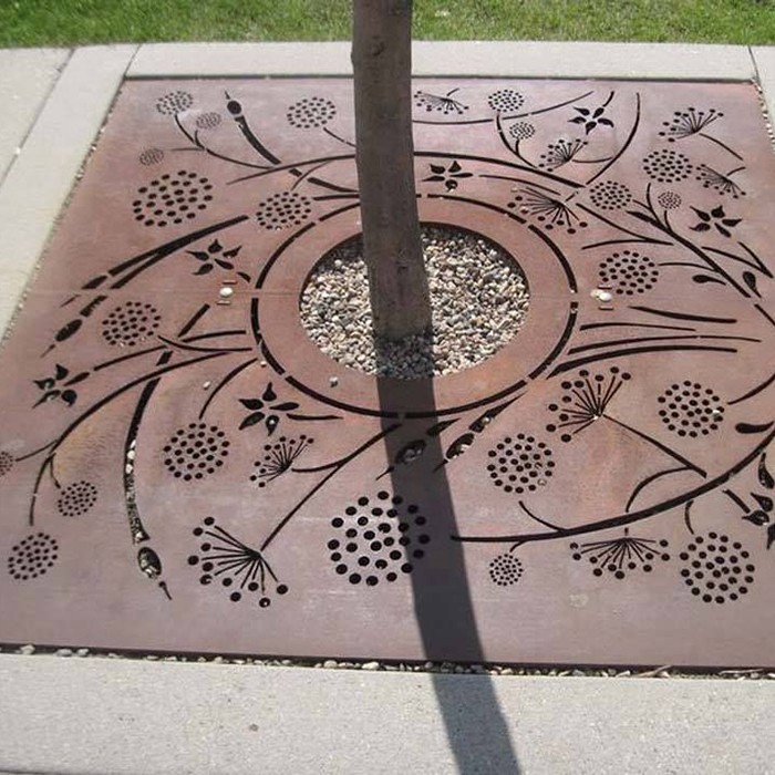 Heavy Duty Weathering Steel Tree Grate suppliers