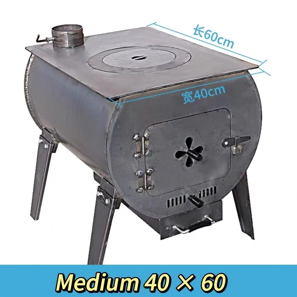 Indoor Smokless Dual-function Steel Fire Stove