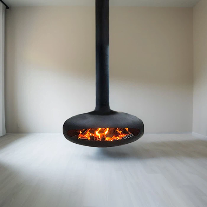 Modern Suspended Hanging Fireplace