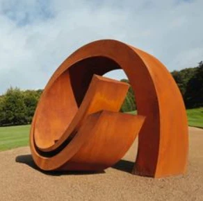 Large Rusty Metal Sculpture