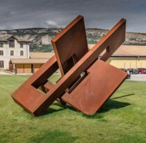 Large Rusty Metal Sculpture
