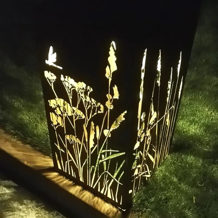 Led Lighting Corten Steel Bollard Light suppliers