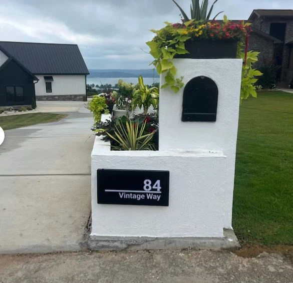 Metal Address Sign For House