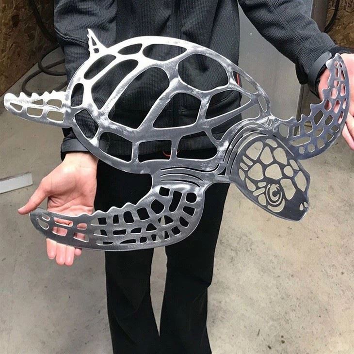 Metal Turtle Outdoor Decor