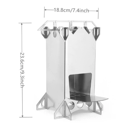 Mini Card Rocket Stove
