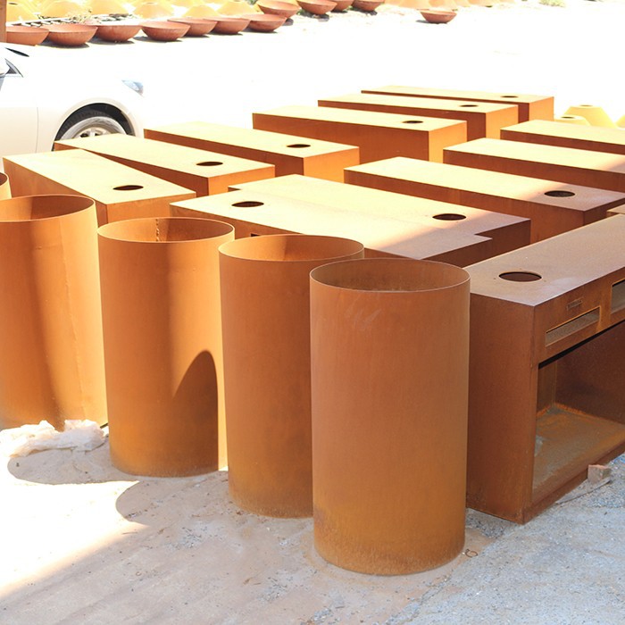 Modern Steel Flower Planter factory