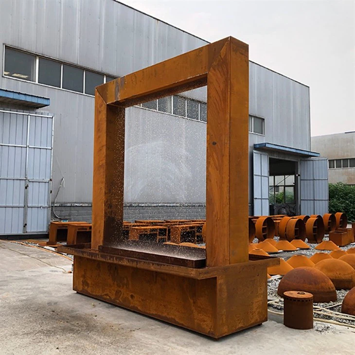Modern Water Features Steel Fountain factory