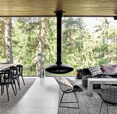 What Is A Suspended Hanging Fireplace