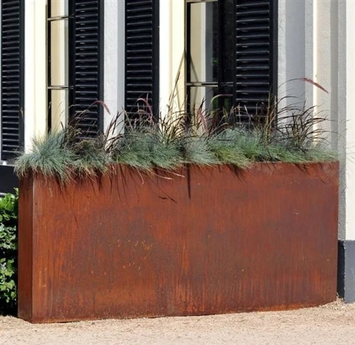 New Corten Steel Planters For Modern Outdoor Landscapes