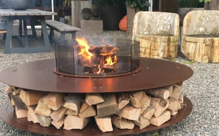 Outdoor Fireplace Table