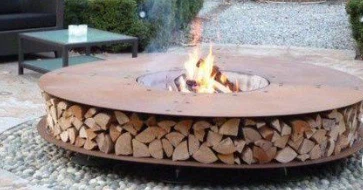 Outdoor Fireplace Table