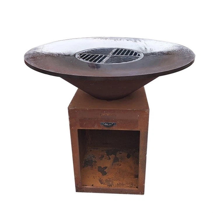 Outdoor Wood Burning Barbecue Grill