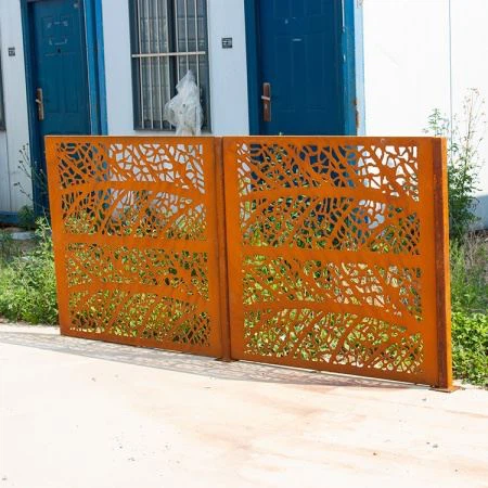 Architectural Corten Steel Privacy Screen