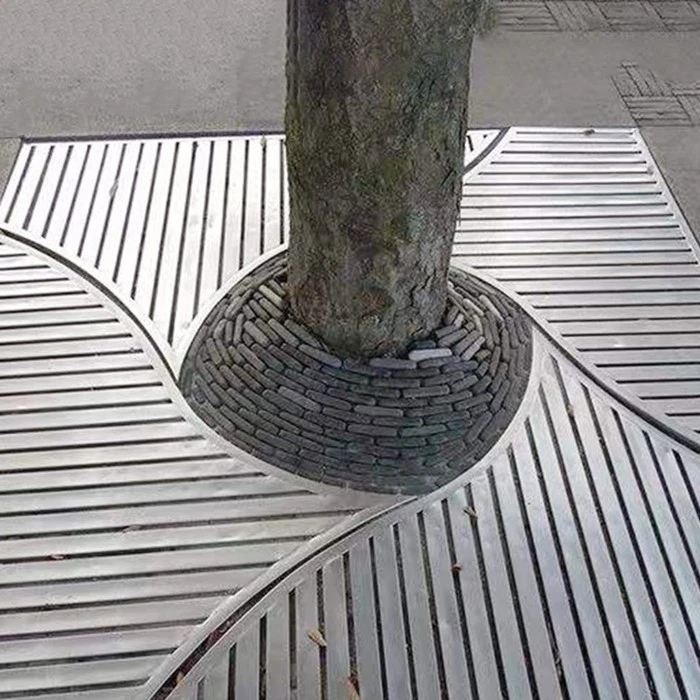Pattern Cut Corten Steel Tree Grate high quality