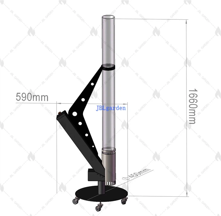 Portable Patio Biomass Pellet Heater
