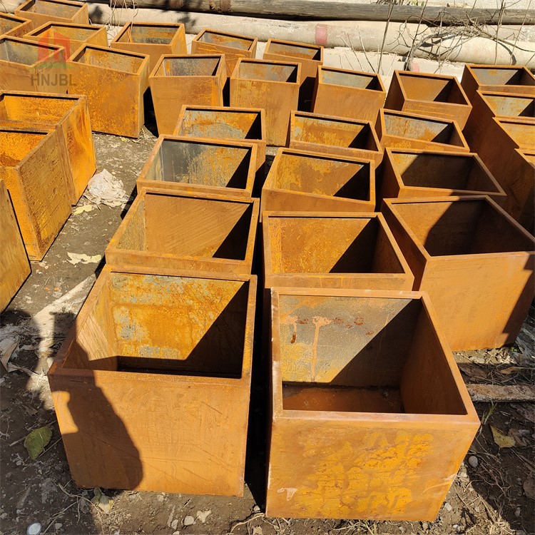 Corten Steel Planter Rectangle 2 Corten Steel Planter Rectangle 2