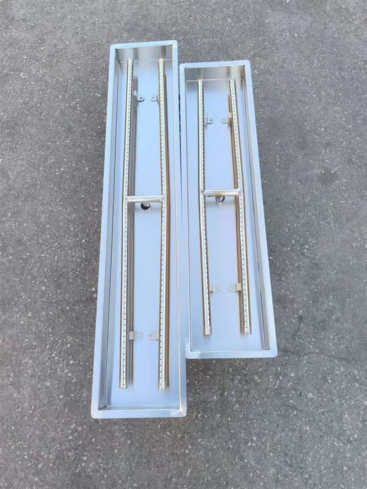 Rectangle Drop in Propane Fire Pit Burner System Kit
