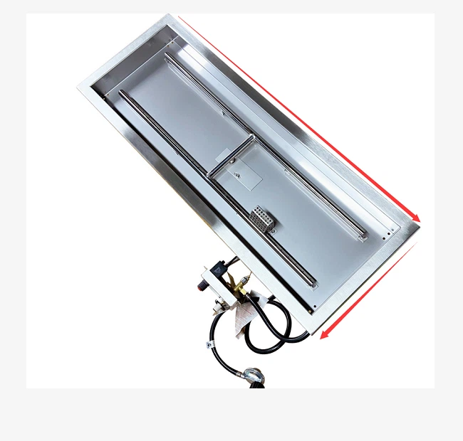 Rectangle Gas Firepit Burner
