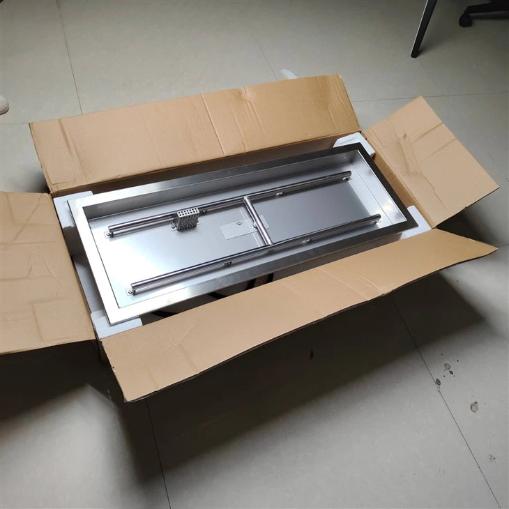 Rectangle Gas Firepit Burner
