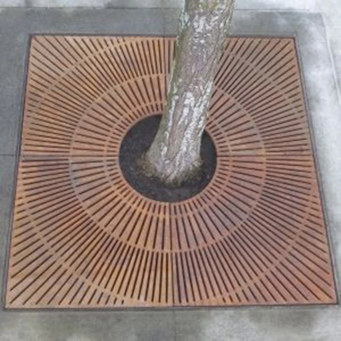 Rust Corten Steel Tree Grate Cover